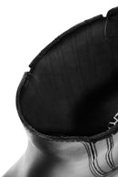 Women's Black Thick Heeled Leather Chelsea Boots | Derimod
