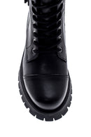 Women's Leather Pocket Detailed Boots | Derimod