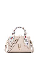 Women's Cream Long Strap Handbag with Accessory Detail | Derimod