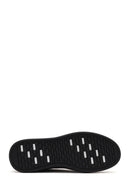 Men's Black Lace-up Leather Sneaker | Derimod