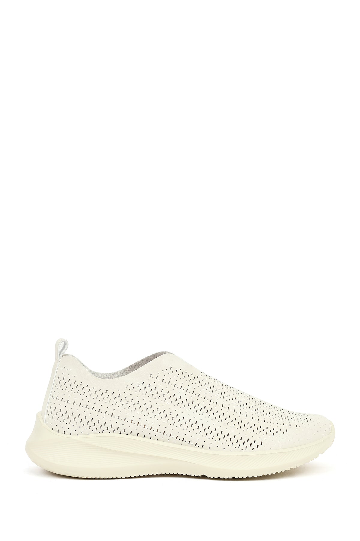 Women's Cream Suede Comfort Shoes 26PFE470110 | Derimod