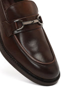 Erkek Kahverengi Deri Casual Loafer | Derimod