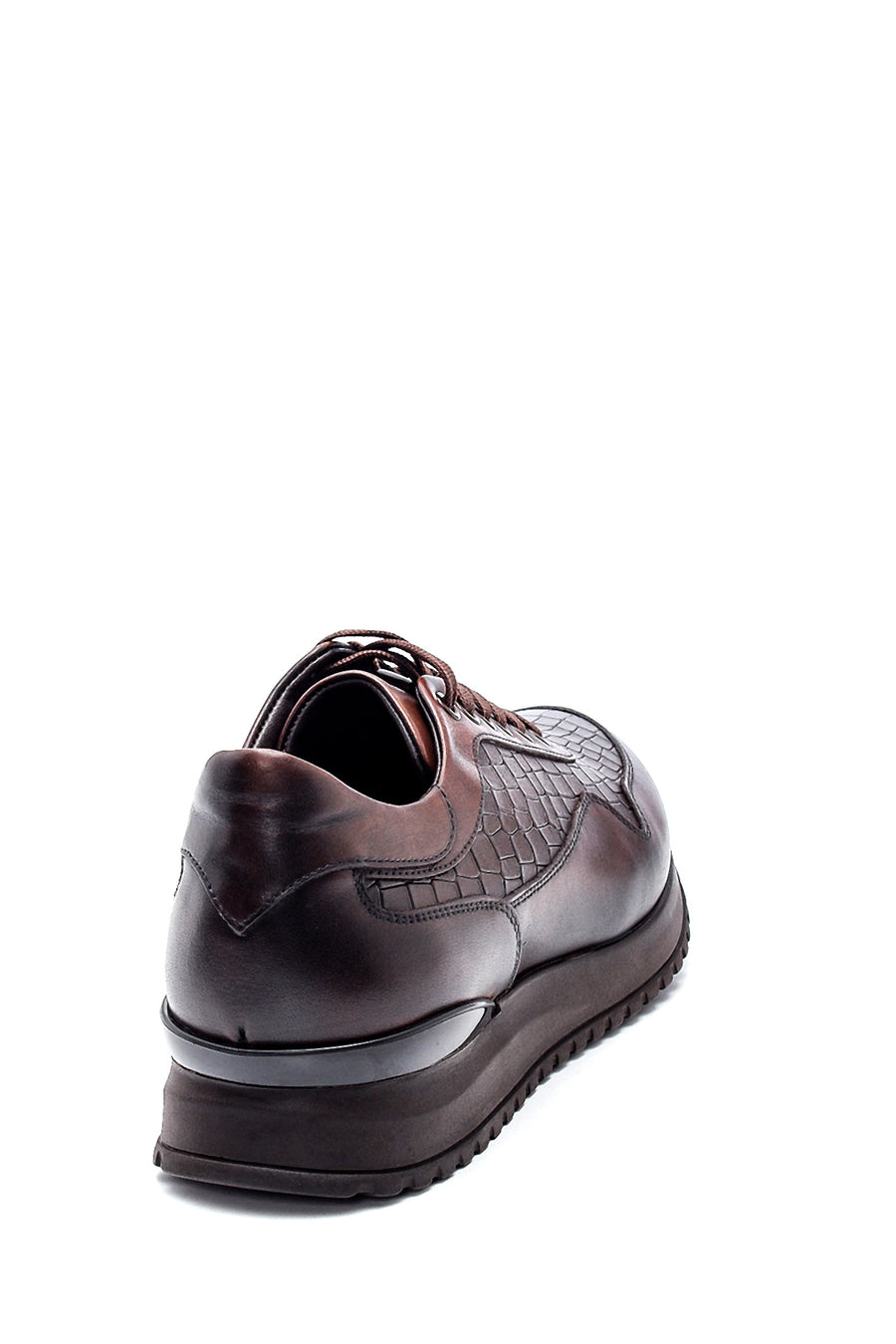 Men's Leather Crocodile Sneaker