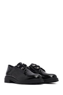 Woman Black Patent Leather Leather Casual Shoes | Derimod
