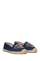 Women's Blue Stone Espadrille | Derimod
