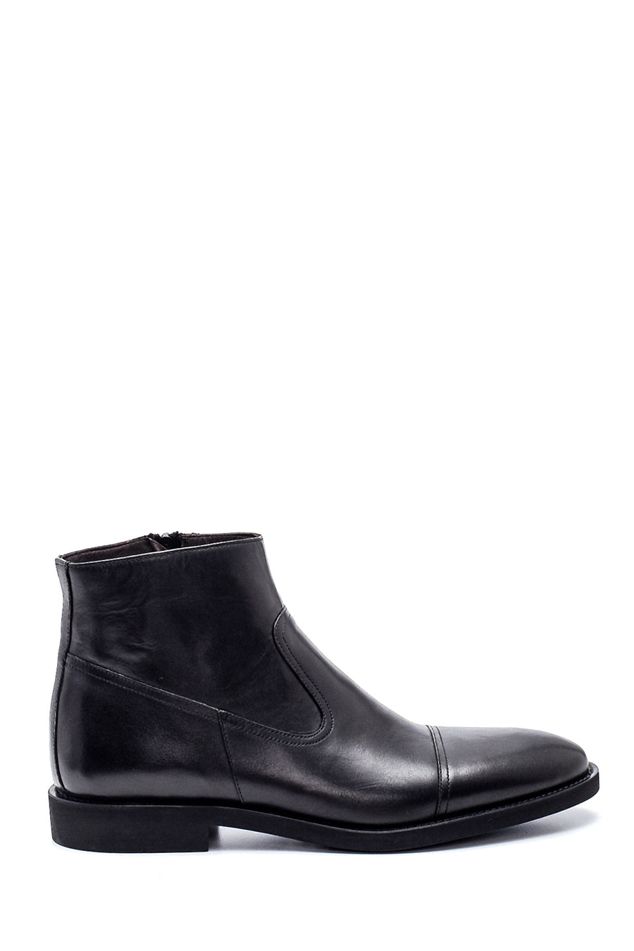 Men's Leather Zippered Classic Boots 21WFD601518 | Derimod
