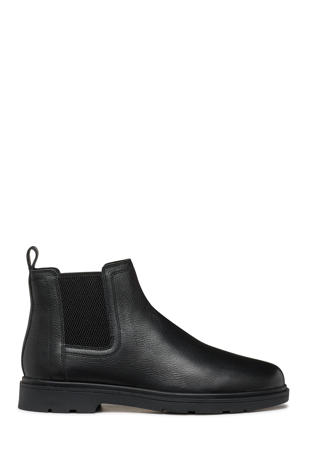 Geox Men's Black Spherica Ec1 Leather Chelsea Boots U36D1C00046C9997 | Derimod