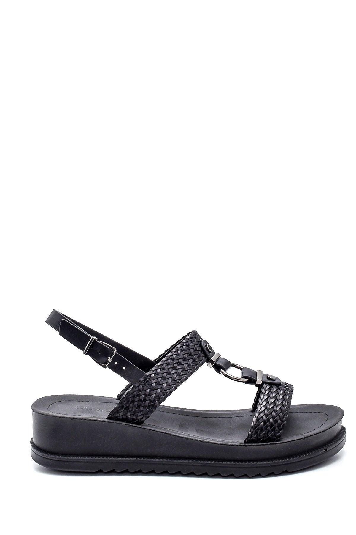 Women's Black Thick Sole Sandals 21SFE464514 | Derimod