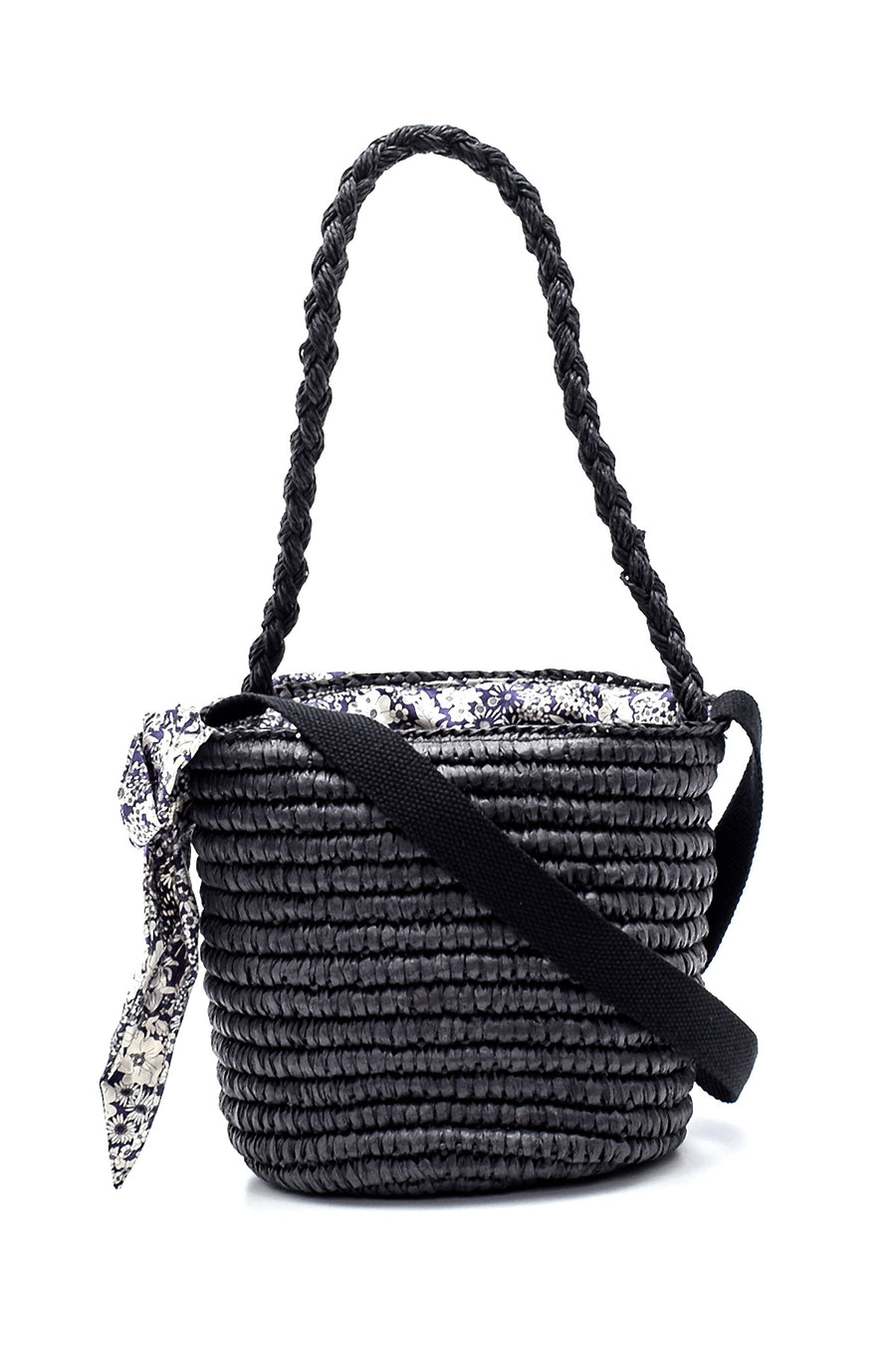 Women's Straw Handbag with Accessory Detail 21SBD2449M7 | Derimod