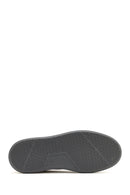Erkek Beyaz Kalın Tabanlı Bağcıklı Deri Sneaker | Derimod