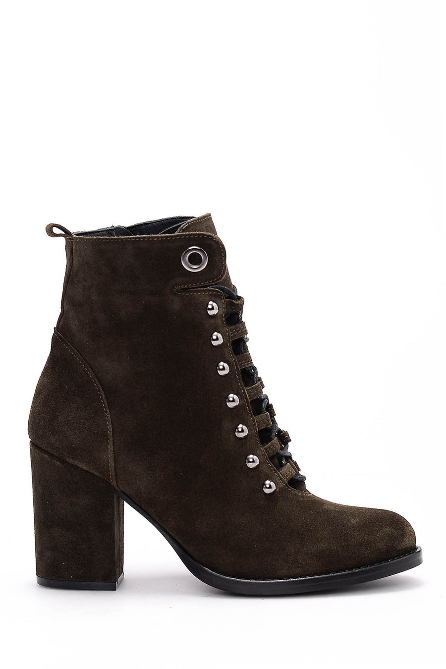 Women's Suede Lace-up Boots