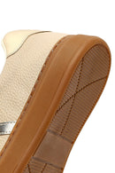 Woman Beige Lace-up Sneakers | Derimod