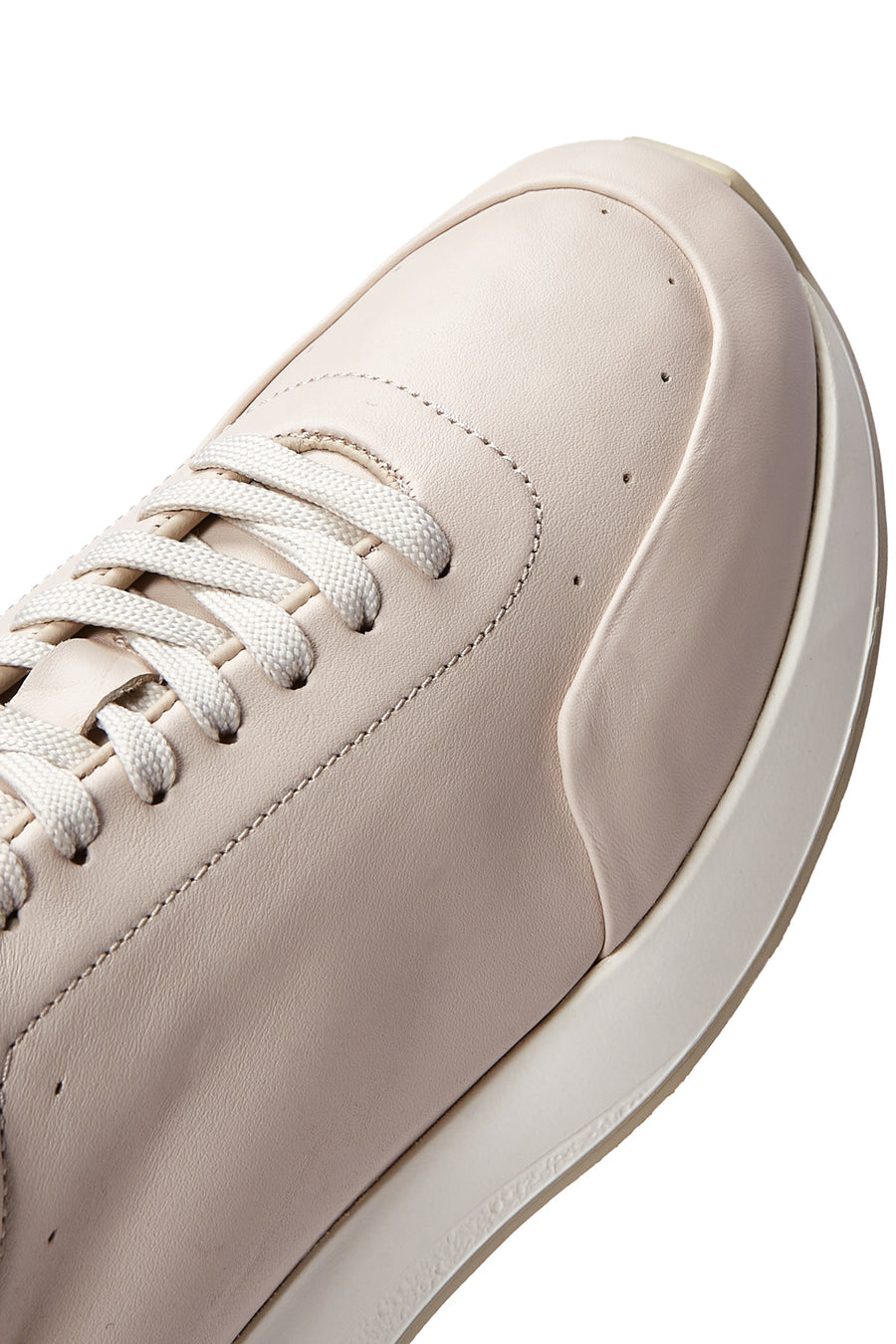 Erkek Bej Deri Sneaker