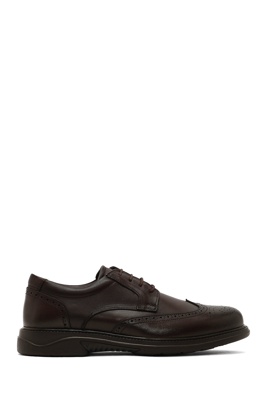 Men's Brown Lace-Up Leather Casual Shoes 25WFD677418 | Derimod