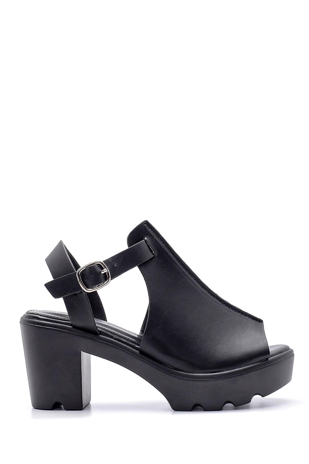 Women's Thick Heeled Sandals 20SFE202018 | Derimod