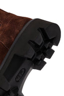 Women's Brown Suede Leather Chelsea Boots | Derimod