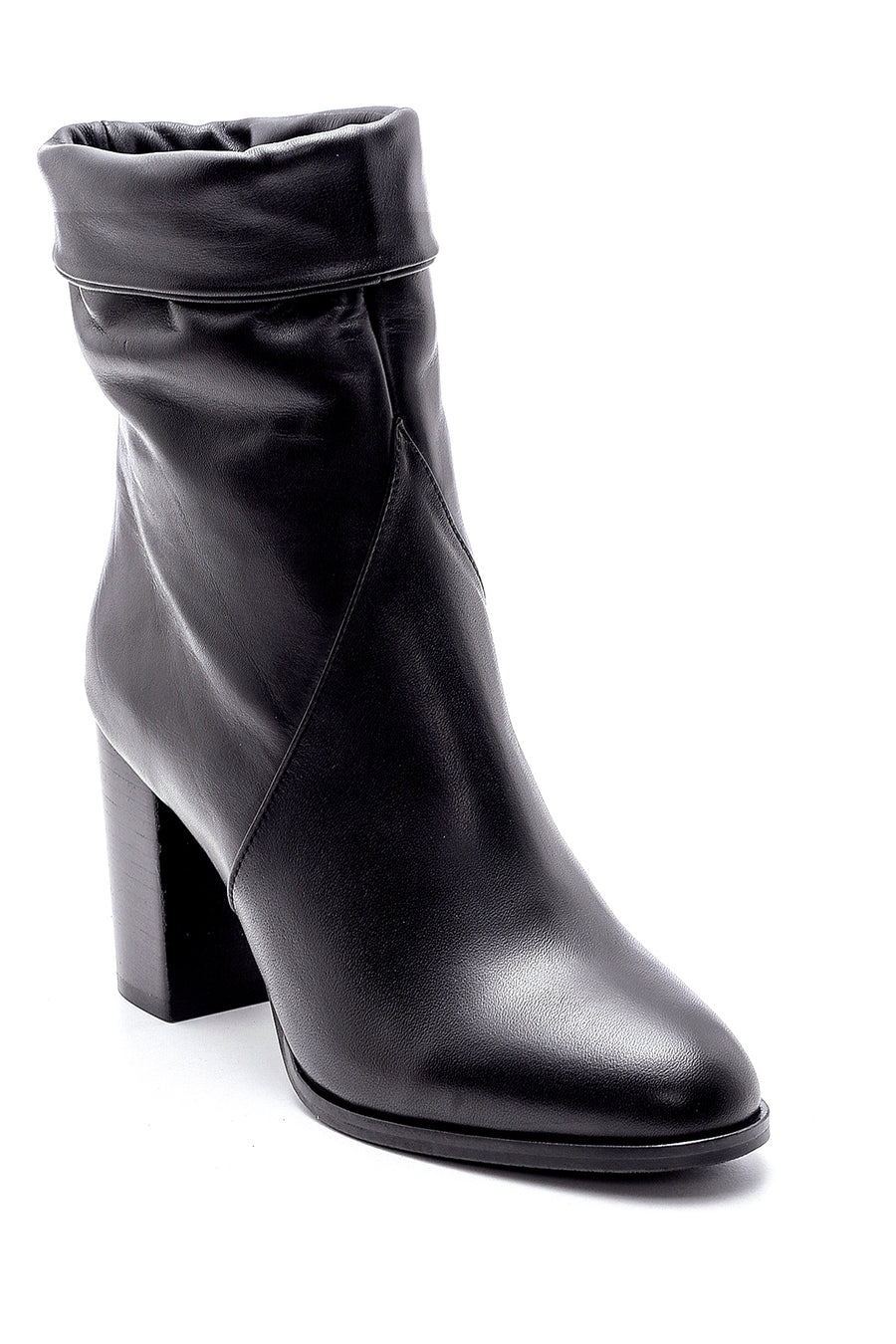 Women's Leather Heeled Boots