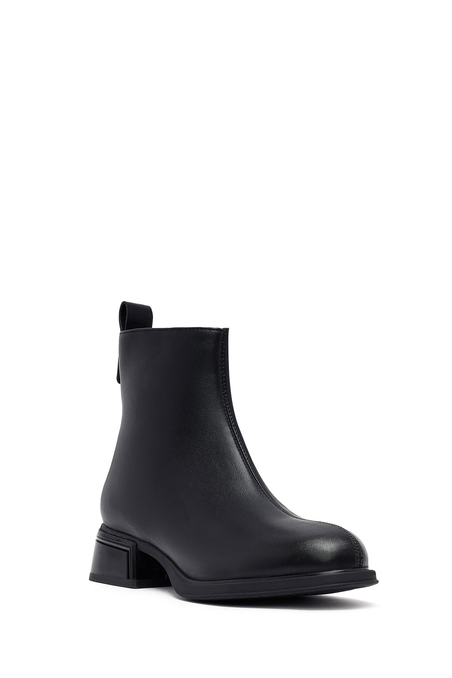 Woman Black Zip Closure Boots