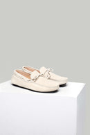 Men's White Suede Leather Shoes | Derimod
