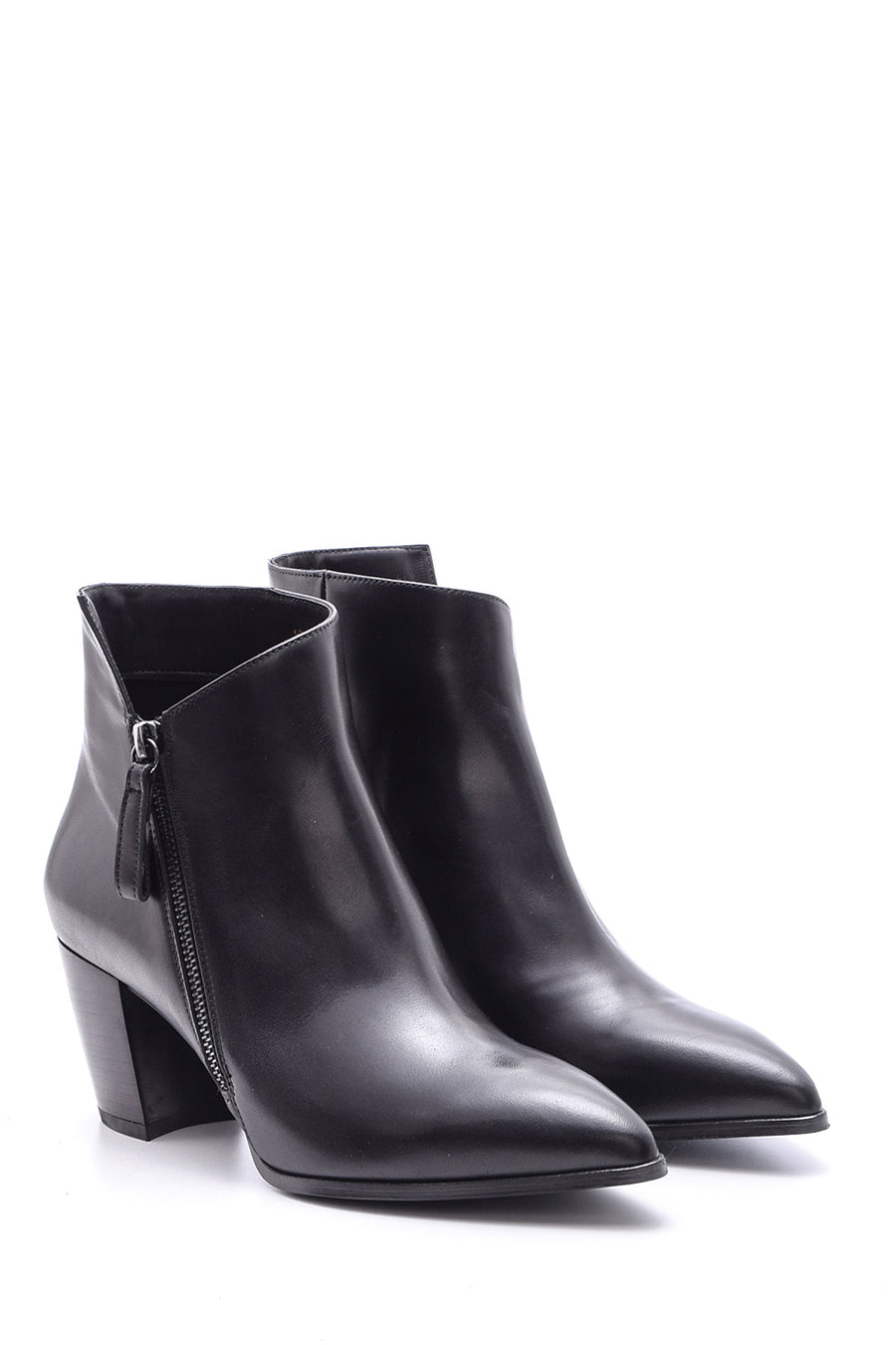 Women's Heeled Leather Boots