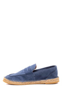 Men's Leather Suede Espadrilles | Derimod