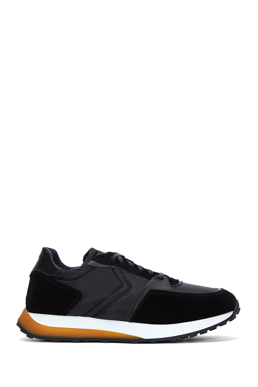 Erkek Deri Süet Detaylı Sneaker 22WFD643014 | Derimod