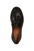 Geox Women's Black Spherica EC1 Leather Masculine Loafer | Derimod