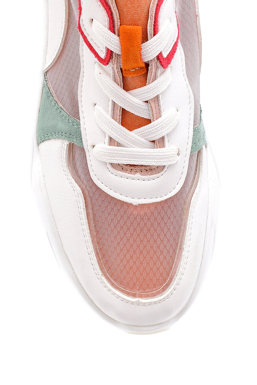 Women's Pink Transparent Detailed Sneaker