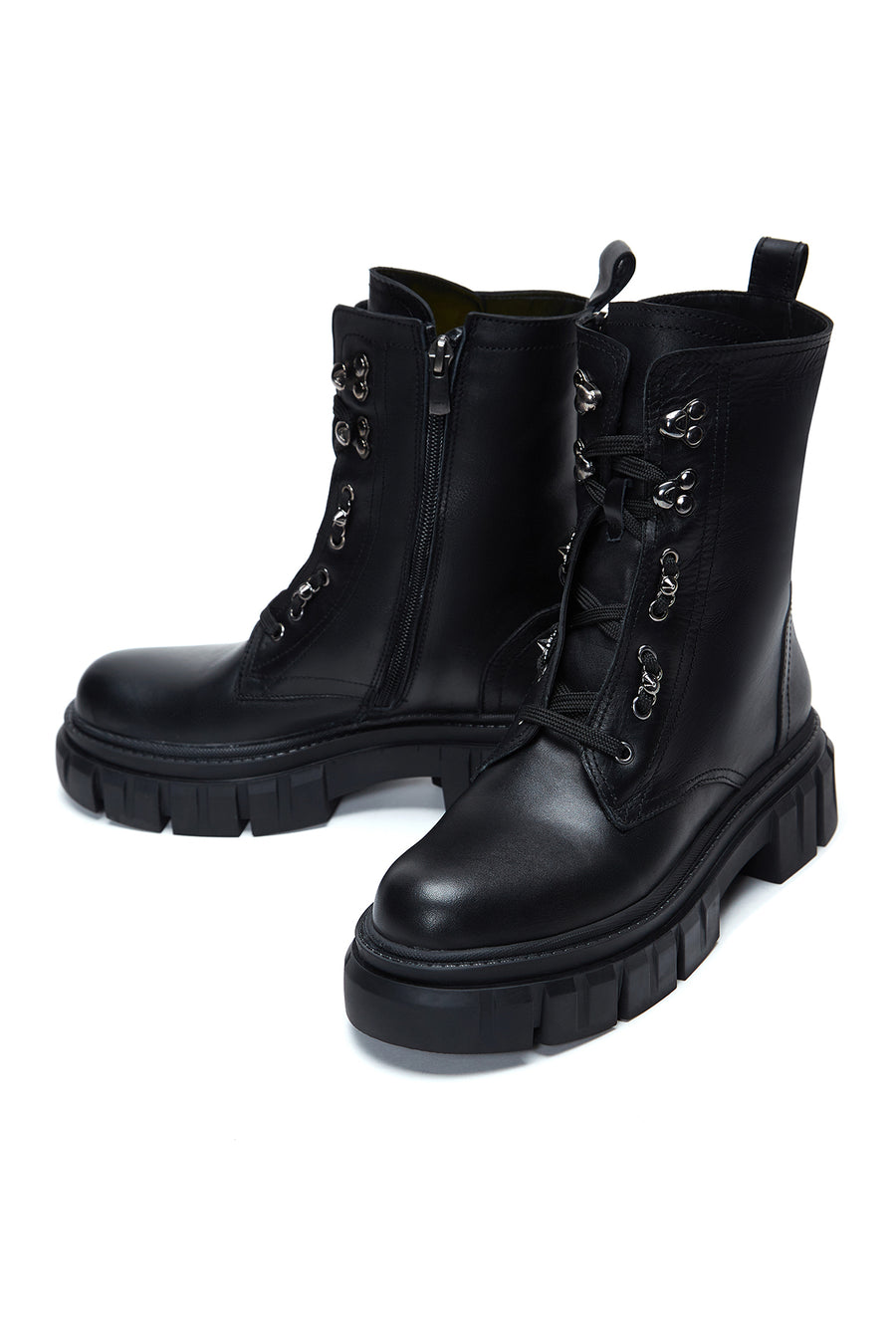 Women's Black Leather Boots