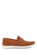 Men's Leather Nubuck Loafer | Derimod