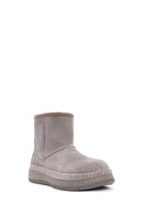 Women's Mink Suede Leather Boots | Derimod