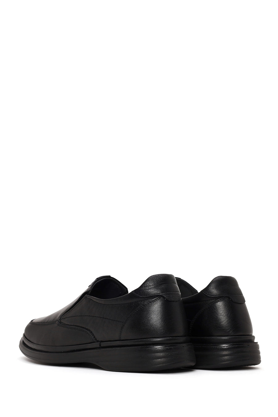 Erkek Siyah Deri Konfor Loafer