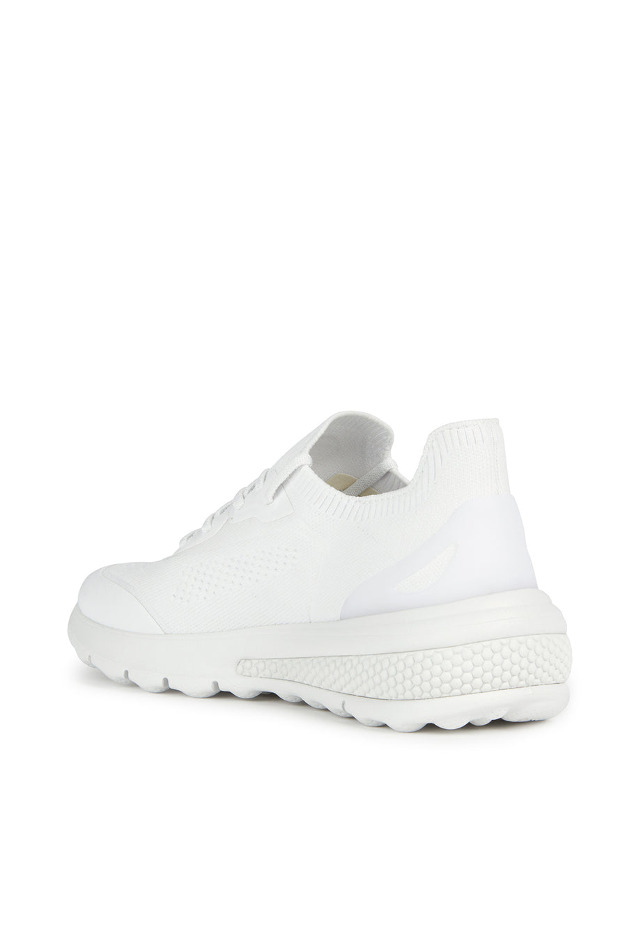 Geox Women's White D Spherica Active Thick Soled Sneaker