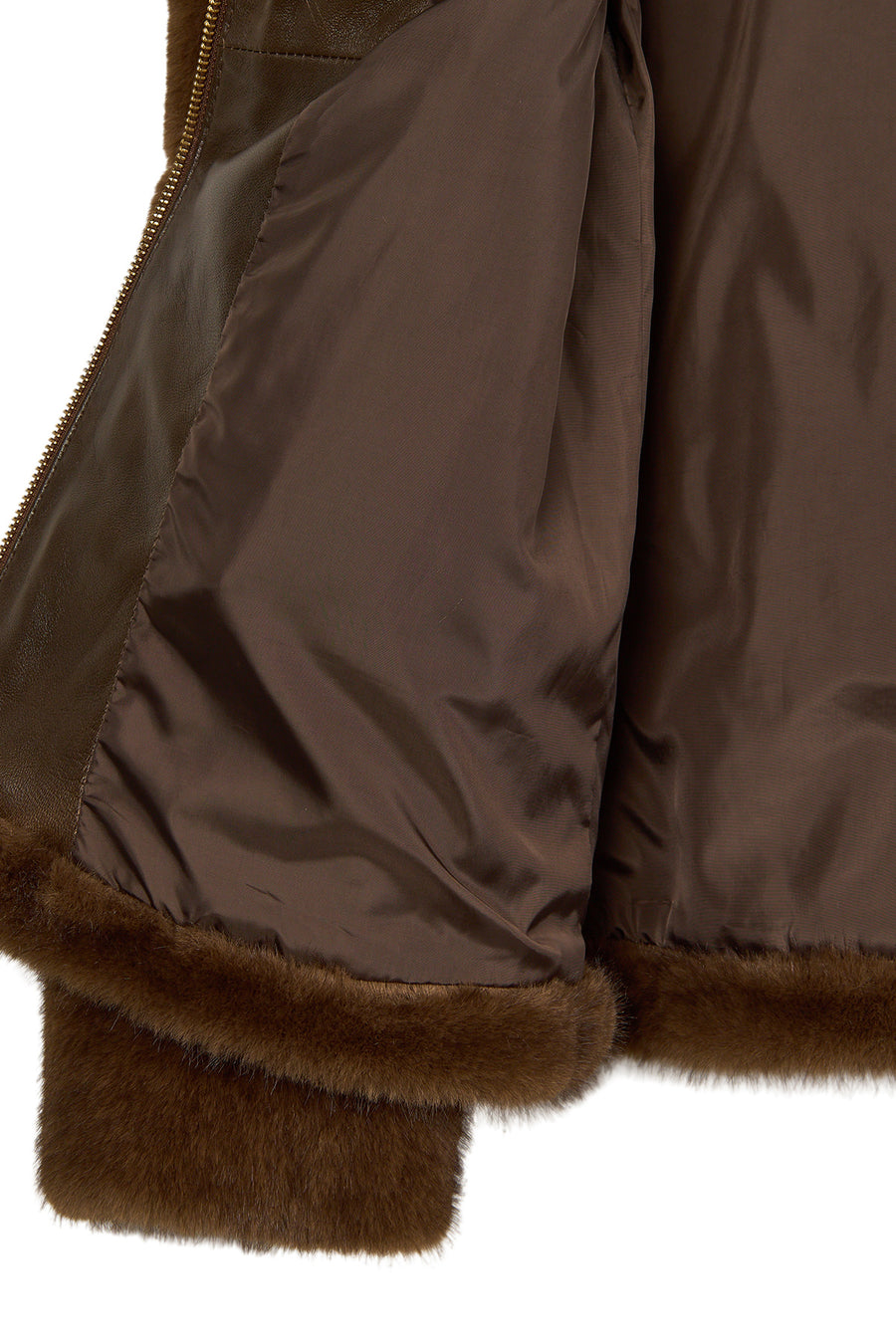 Sevilla Woman Brown Notched Collar Teddy Coats