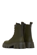 Women's Leather Zipper Boots | Derimod