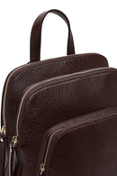Women's Brown Leather Backpack | Derimod