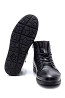 Men's Leather Zippered Boots | Derimod