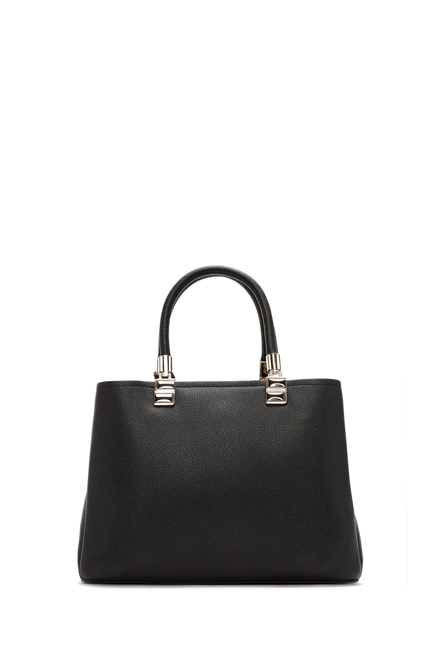 Woman Black Long-Strap Accessory-Detail Shoulder Bag