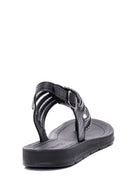 Women's Black Flip Flops Sandals | Derimod
