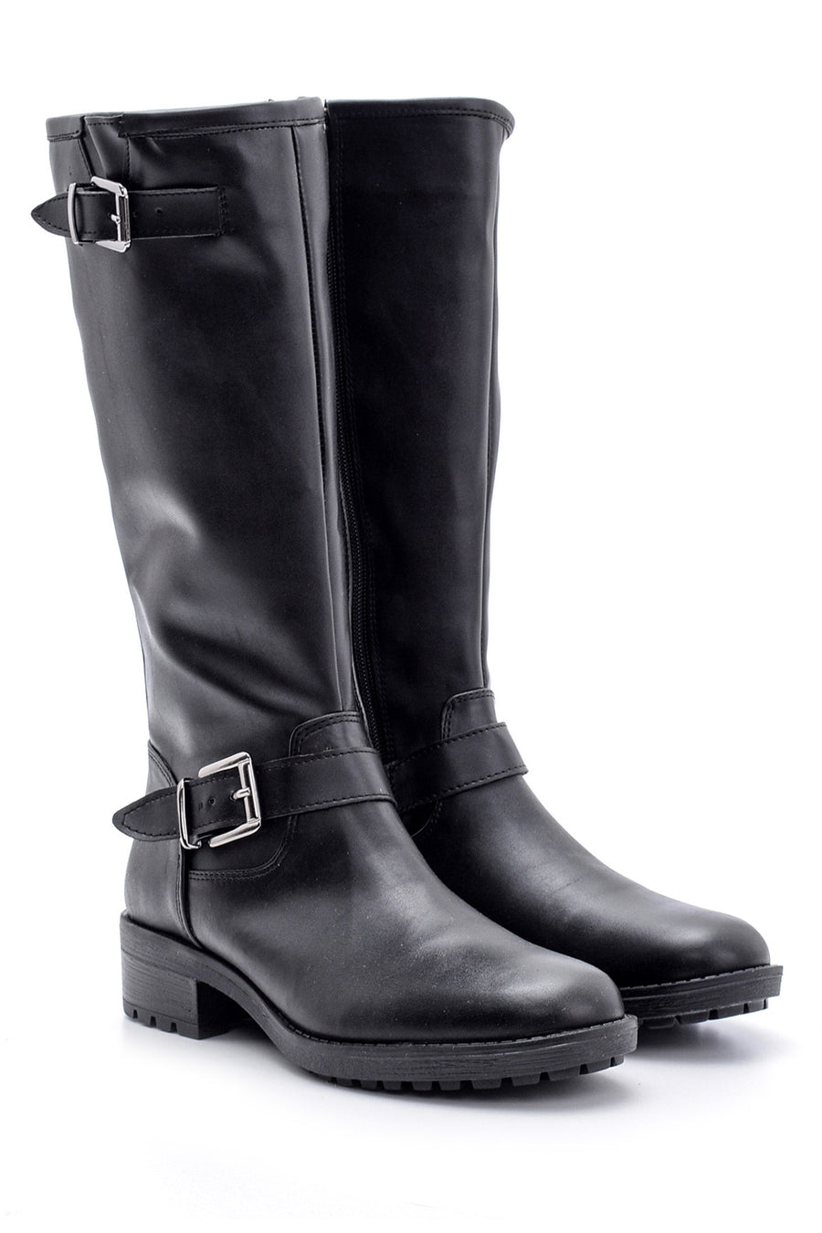 Women's Buckle Detailed Boots