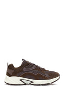 Male Brown Lace-Up Thick-Soled Leather Sneaker | Derimod
