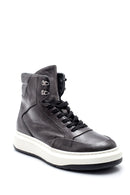 Erkek Deri Boğazlı Sneaker | Derimod