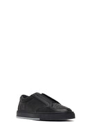 Men's Black Leather Sneaker | Derimod