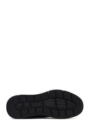 Erkek Siyah Deri Casual Comfort Sneaker | Derimod