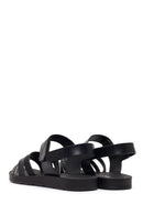 Women's Black Strappy Sandals | Derimod