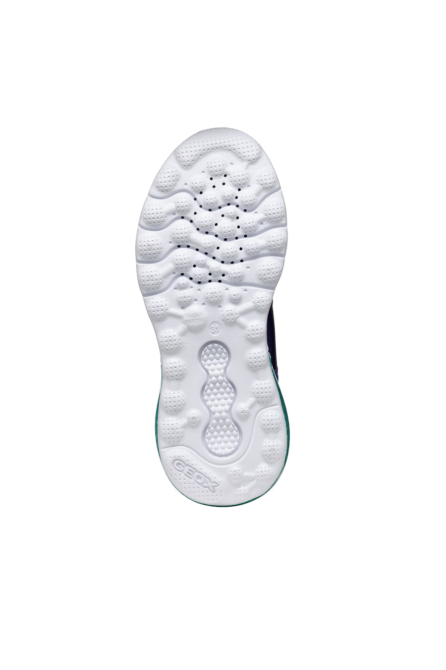 Geox Girls Purple Activart Illuminus Lighted Lace-Up Sneaker