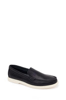 Erkek Siyah Deri Casual Loafer | Derimod