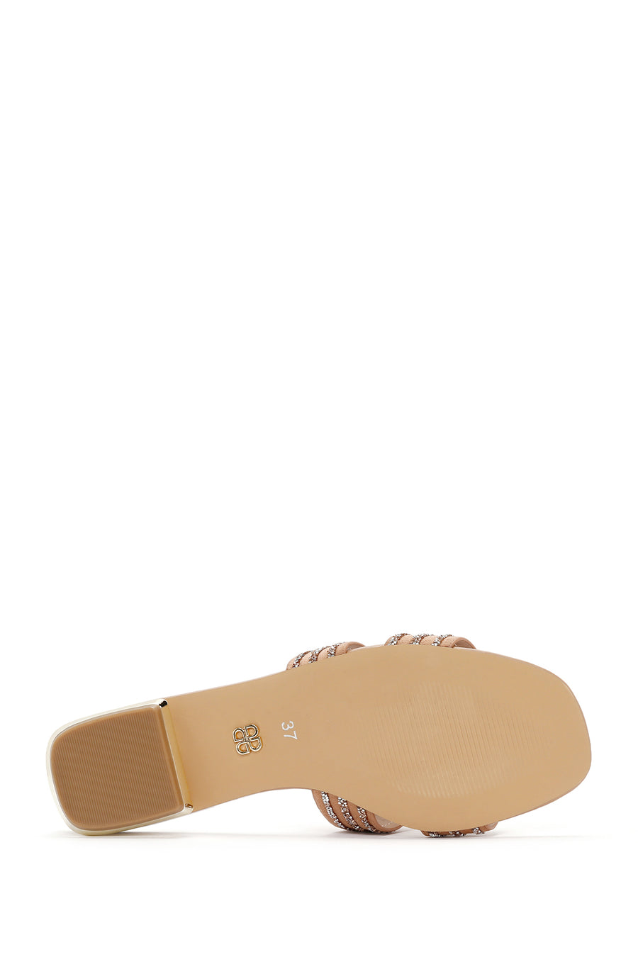 Women's Beige Stone Slippers