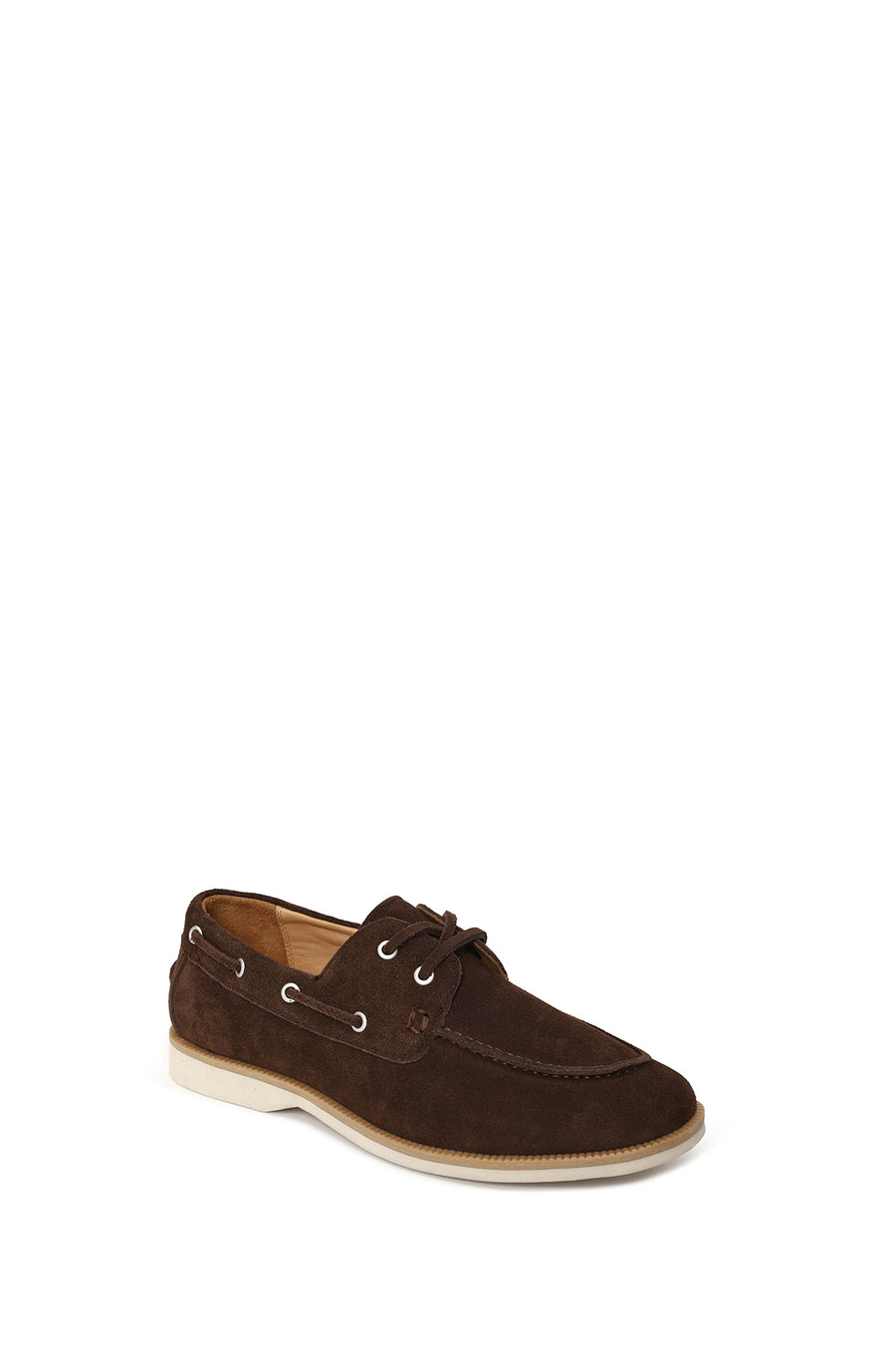 Male Brown Lace-up Suede Casual Shoes