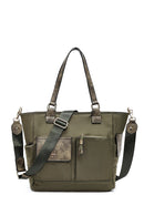 Woman Khaki Long-Strap Fabric Shoulder Bag | Derimod